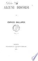 Alcuni discorsi di Enrico Gallardi