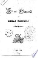 Alcuni opuscoli di Carlo Gemelli