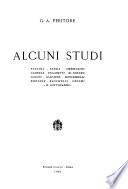 Alcuni studi
