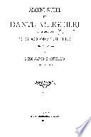 Alcuni studi su Dante Allighieri