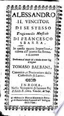 Alessandro il vincitor di se stesso