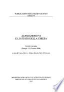 Alessandro VI e lo stato della Chiesa