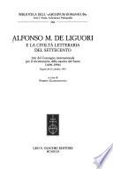 Alfonso M. de Liguori e la civiltà letteraria del Settecento