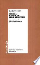 Algebra e teoria dei codici correttori