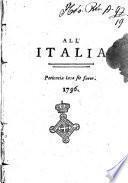 All'Italia. Patientia laesa fit furor