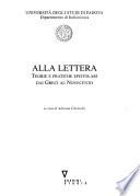 Alla lettera