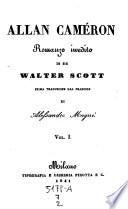 Allan Cameron. Romanzo inedito di Sir Walter Scott (pseud.)