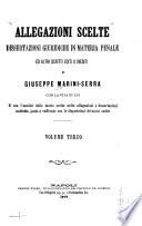 Allegazioni scelte