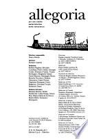 Allegoria per uno studio materialistico della letteratura
