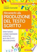 Allenamento alla produzione del testo scritto