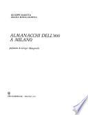 Almanacchi dell'800 a Milano