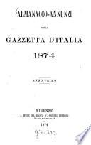 Almanacco-annunzi della Gazzetta d'Italia