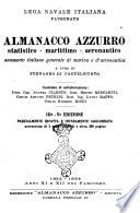 Almanacco azzurro statistico-marittimo-aeronautico