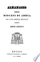 Almanacco della diocesi di Adria