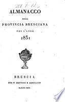 Almanacco Della Provincia Bresciana