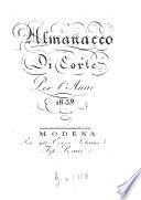 Almanacco della R. Corte e degli stati estensi