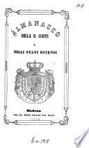 Almanacco della R. Corte e degli stati estensi