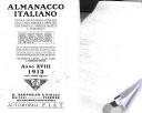 Almanacco italiano piccola enciclopedia popolare della vita pratica e annuario diplomatico amministrativo e statistico