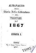 Almanacco pella storia arti e letteratura del Trentino