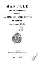 Almanacco per le provincie dell' i[mperiale] r[egio] governo di Venezia