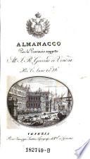 Almanacco per le provincie dell' i[mperiale] r[egio] governo di Venezia