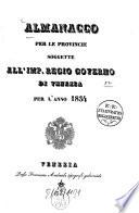 Almanacco per le provincie sogette al I. R. governo di Venezia