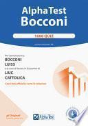 Alpha Test. Bocconi. 1600 quiz