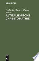 Altitalienische Chrestomathie