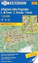 Altopiano della Paganella. C. Brenta. L. di Tovel 1:25.000. Ediz. multilingue