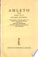 Amleto, 1918, cinque atti
