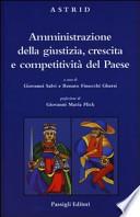 Amministrazione della giustizia, crescita e competitività del Paese