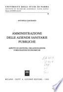 Amministrazione delle aziende sanitarie pubbliche