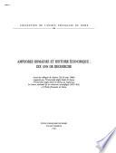 Amphores romaines et histoire économique, dix ans de recherche