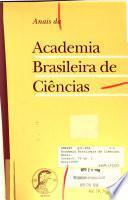 Anais Da Academia Brasileira de Ciências