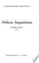 Analecta Augustiniana
