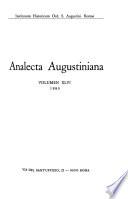 Analecta Augustiniana