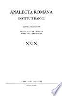 Analecta Romana Instituti Danici