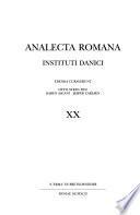 Analecta Romana Instituti Danici