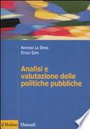 Analisi e valutazione delle politiche pubbliche