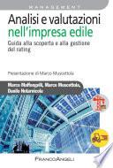 Analisi e valutazioni nell'impresa edile. Guida alla scoperta e alla gestione del rating