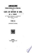 Analisi storico-topografico-antiquaria della carta de' dintorni di Roma. 3 (1849)