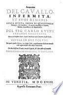 Anatomia Del Cavallo, Infermita Et Suoi Rimedii