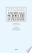 Anche gli sciocchi sanno scrivere in francese