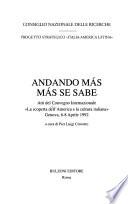 Andando más más se sabe