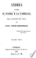 Andrea ovvero il padre e la famiglia scene domestiche del Veneto