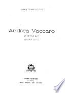 Andrea Vaccaro, pittore