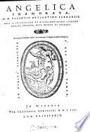 Angelica inamorata. Revista per il medesimo auttore et corretta per il Diligente academico Pellegrino