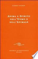 Anima e spirito nell'uomo e nell'animale