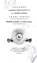 Annales Academiae rheno-traiectinae