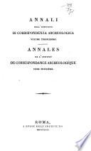 Annales de l'Institut de Correspondance Archéologique